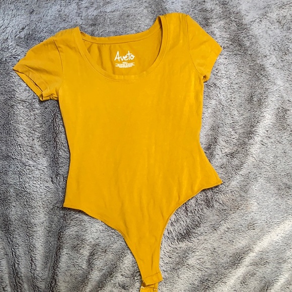 Mustard Yellow Bodysuit - Picture 1 of 5